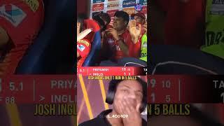 Josh Inglis #mivspbks #priyansharya #joshinglis #surya #hardik #iyer #cricket