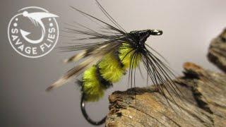 Tying a Bumble Bee wet fly pattern