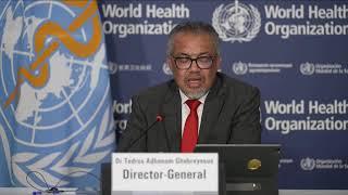 LIVE: Media briefing on global health issues with Dr Tedros