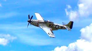 F4U & P-51 Fly Low Passes and depart Stearman & Friends 2024