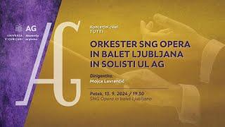 Koncertni cikel Tutti: Orkester SNG Opera in balet Ljubljana in solistu UL AG