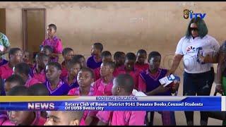 Rotary Club Of Benin District 9141 Donates Books, Counsel Students Of UDSS Benin City