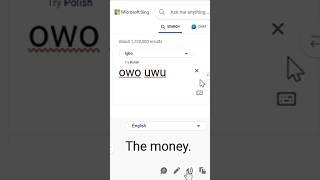 NEVER type THIS into Bing translate! #bing #uwutranslate