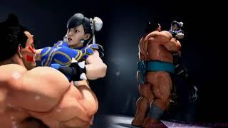 E Honda bearhugs Chun Li