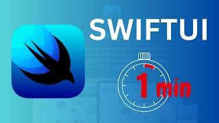 SwiftUI in 1 Minute | What is SwiftUI? | SwiftUI Explanation