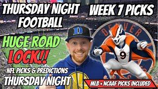 Broncos vs Saints Thursday Night Football Picks Week 7 | NFL Picks Today 10/17/2024 - TNF Free Picks