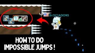 GROWTOPIA DOING IMPOSSIBLE JUMPS | PARKOUR | PRO