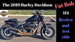 2019 Harley Davidson Fat Bob 114 test ride and review