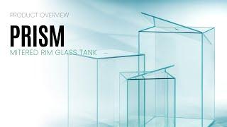 UNS Prism Tank with Lid for Aquariums, Terrariums, and Paludariums