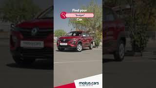 Find your "Budget" vehicle - Renault Kwid from motus.cars