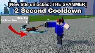 I Used a 2 Second cooldown Sword...In Roblox Blox Fruits.