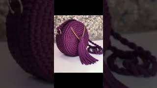 fancy crochet bag design | crochet designer purse | new crochet bags