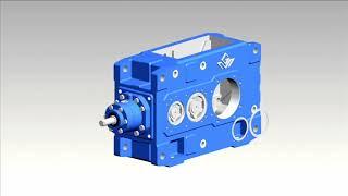 How does #PV series #bevel #helical #gearbox Eworks?