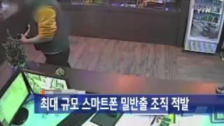 국내 최대 규모 스마트폰 밀반출 조직 적발 / YTN