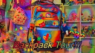 tour of my overly accessorized backpack! :D ⭐️