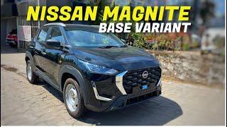 NEW NISSAN MAGNITE VISIA BASE VARIANT DETAILED MALAYALAM REVIEW // ONROAD PRICE // FEATURES