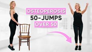Try This Easy Jump Workout for Stronger Bones! Osteoporosis Exercise!