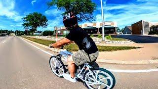 Motor Bike Cruisin! Screaming Demon BBR Racer  2-stroke Motorized Bicycle by MotoredLife