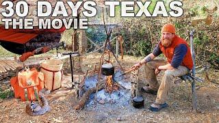 30 Day Survival Challenge - Texas: THE MOVIE (Catch & Cook)