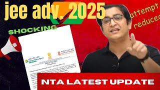 Shocking 2 Attempts only |75% Criterial jee mains exams #pw #nta #jee #nta update#jee2025