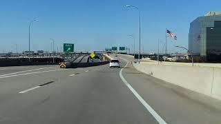 Lyndon B. Johnson Freeway (Interstate 635 Exits 19 to 29) westbound (Express Lanes)