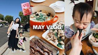 MAY VLOG｜早起备餐｜缺德舅草莓松饼｜新发现泰国菜｜朋友聚会晚餐