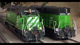 HO Scale Amtrak Passenger Coach Upgrade & GP38-2 9-1-11 Podcast