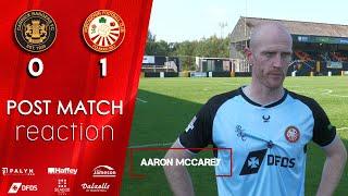 Aaron McCarey Post Match Interview | Carrick Rangers | 07/09/24