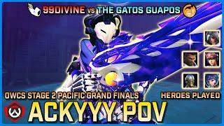 [ Ackyyy ] The Gatos Guapos vs 99Divine | Grand Finals | OWCS Pacific Stage 2