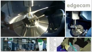 Matsuura MX-850 5 axis CNC machine tool - Propeller Machining