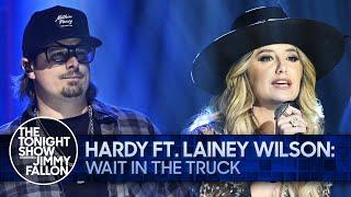 HARDY ft. Lainey Wilson: wait in the truck | The Tonight Show Starring Jimmy Fallon