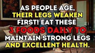 MUST WATCH! Your Legs Fade First! Seniors MUST Eat 3 Foods to Keep Them Strong!