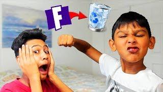 I Made My Little Brother a Fortnite Account... And Then Deleted It The Next Day! (HE BEAT ME UP)