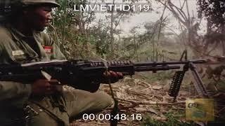 Black Rambo In Vietnam Hip-Firing M60