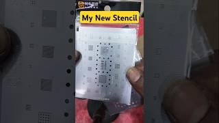 My New Stencil || Akintotool #shorts #mobilerepairing #juniortecnology