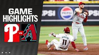 Phillies vs. D-backs Game Highlights (8/10/24) | MLB Highlights