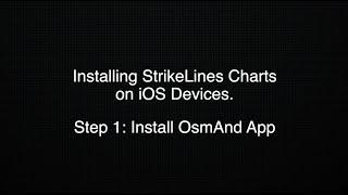 StrikeLines Waypoints Charts Installation Instructions for iOS