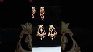 Latest New Gold Earrings Designs