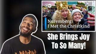 AMERICAN REACTS TO What's the Christkind's Job in Nuremberg? | Christmas Markets In Germany