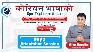 EPS-TOPIK Preparation with Milan Shrestha | Call Now 9801784809