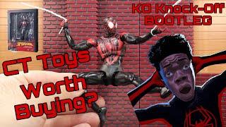 CT Toys NOT Mafex 92 MILES MORALES Spider-Man KO Knock Off Bootleg Figure Review