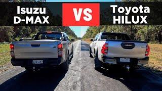 Drag Race: 2024 Isuzu D-Max vs Toyota HiLux – 0-100, 1/4 mile