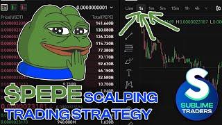 Insanely fast scalping trading strategy | Trade #pepe  on the 1 second chart