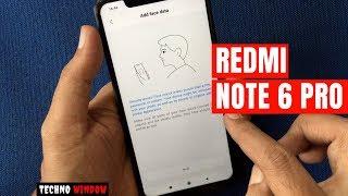 How to Add Face Data in Redmi Note 6 Pro