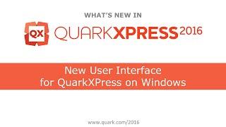 TOP 10 of QX2016: New User Interface for QuarkXPress on Windows