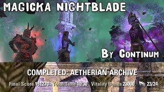 ESO - vAA 151.270 Score Push | Continum PC/EU | Magicka NightBlade [Ascending Tide]