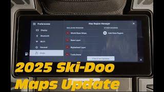 Ski-Doo 2025 Map Update on Summit X