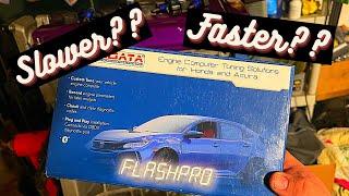 Does Hondata Flashpro make your civic si faster?