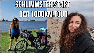 schlimmster Start der 1000km Radtour - e-bike Schlüssel vergessen // Rostock bis Insel Poel - Ostsee