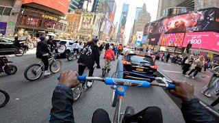 CATCHING BLOCKS IN NEW YORK CITY ON SEBIKES BALL BURNISH BIG RIPPER! | NYC RIDEOUT 2022